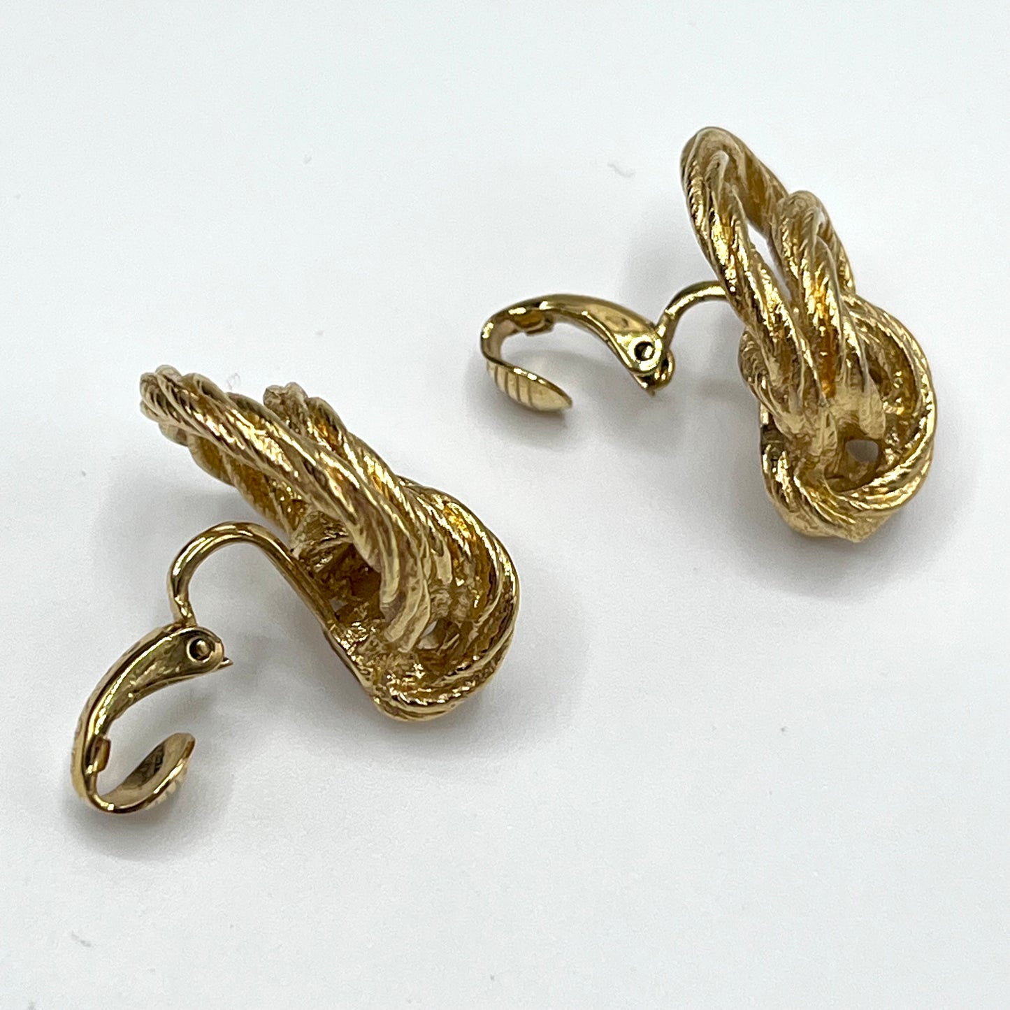 1986 Avon Rope Twist Earrings