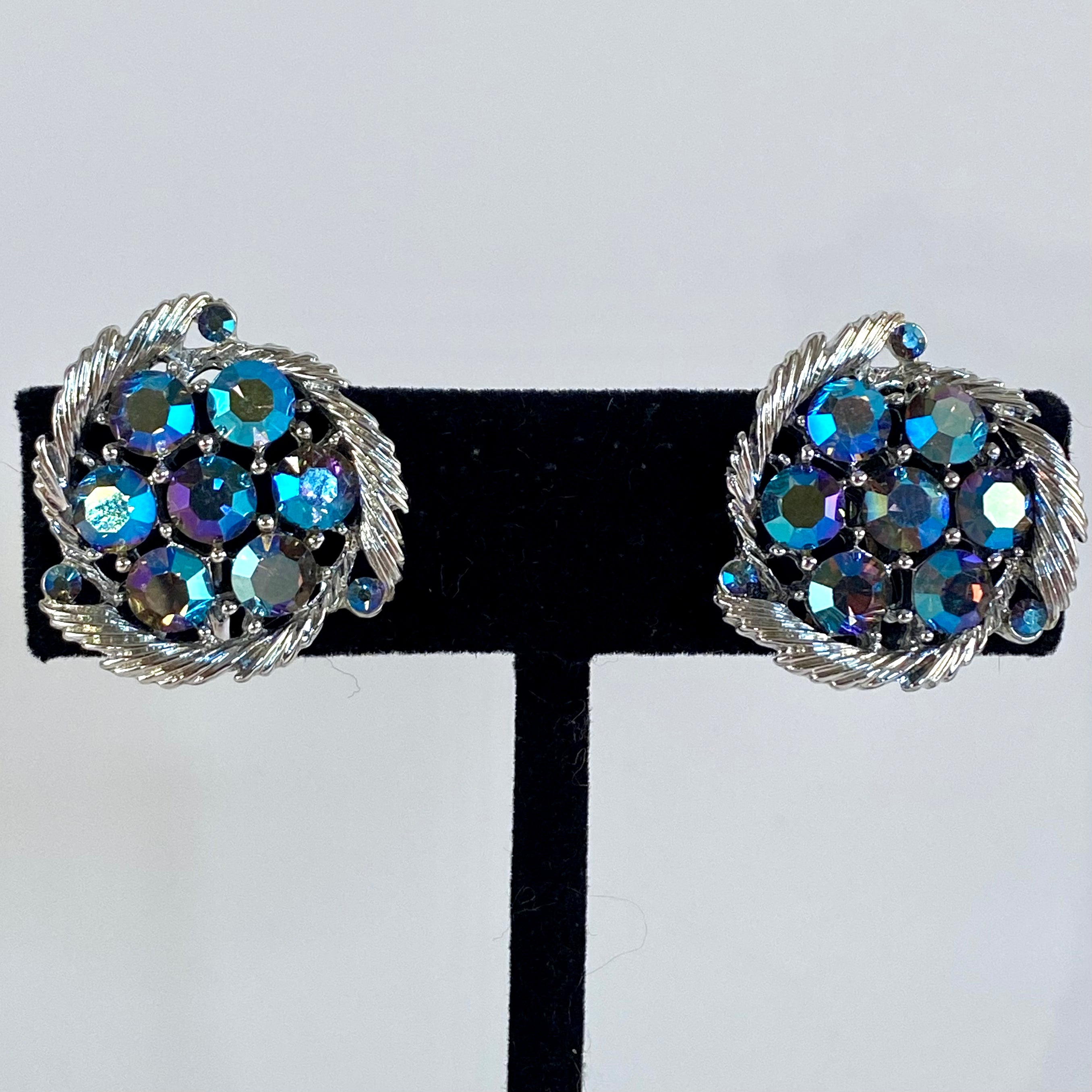 Late 50s/ Early 60s Lisner Rhinestone Earrings – Retro Kandy Vintage