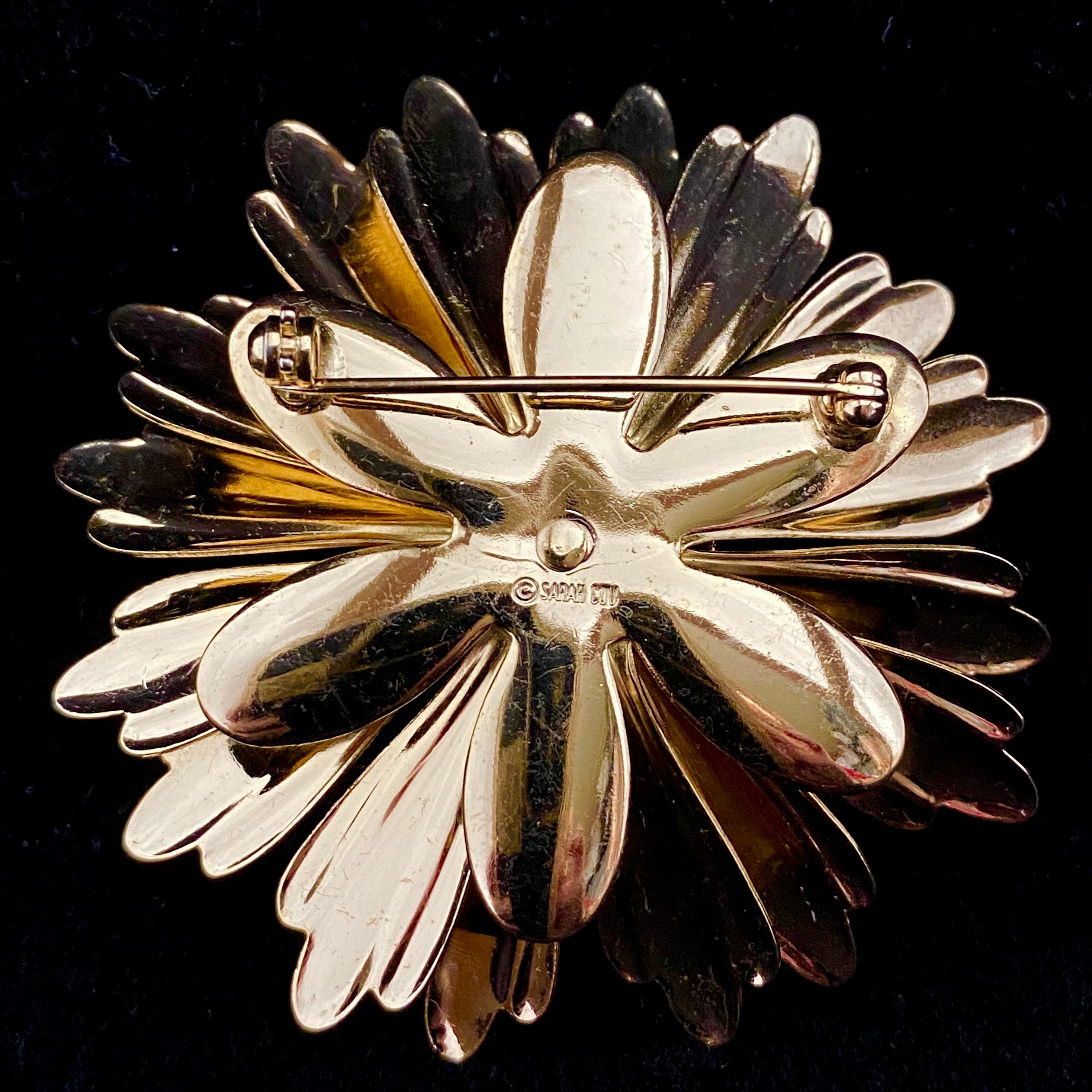 1969 Sarah Coventry Sunflower Brooch – Retro Kandy Vintage