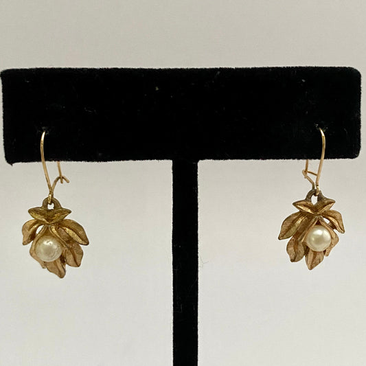 1984 Avon Blossoms of Spring Earrings, Designed by Louis Feraud