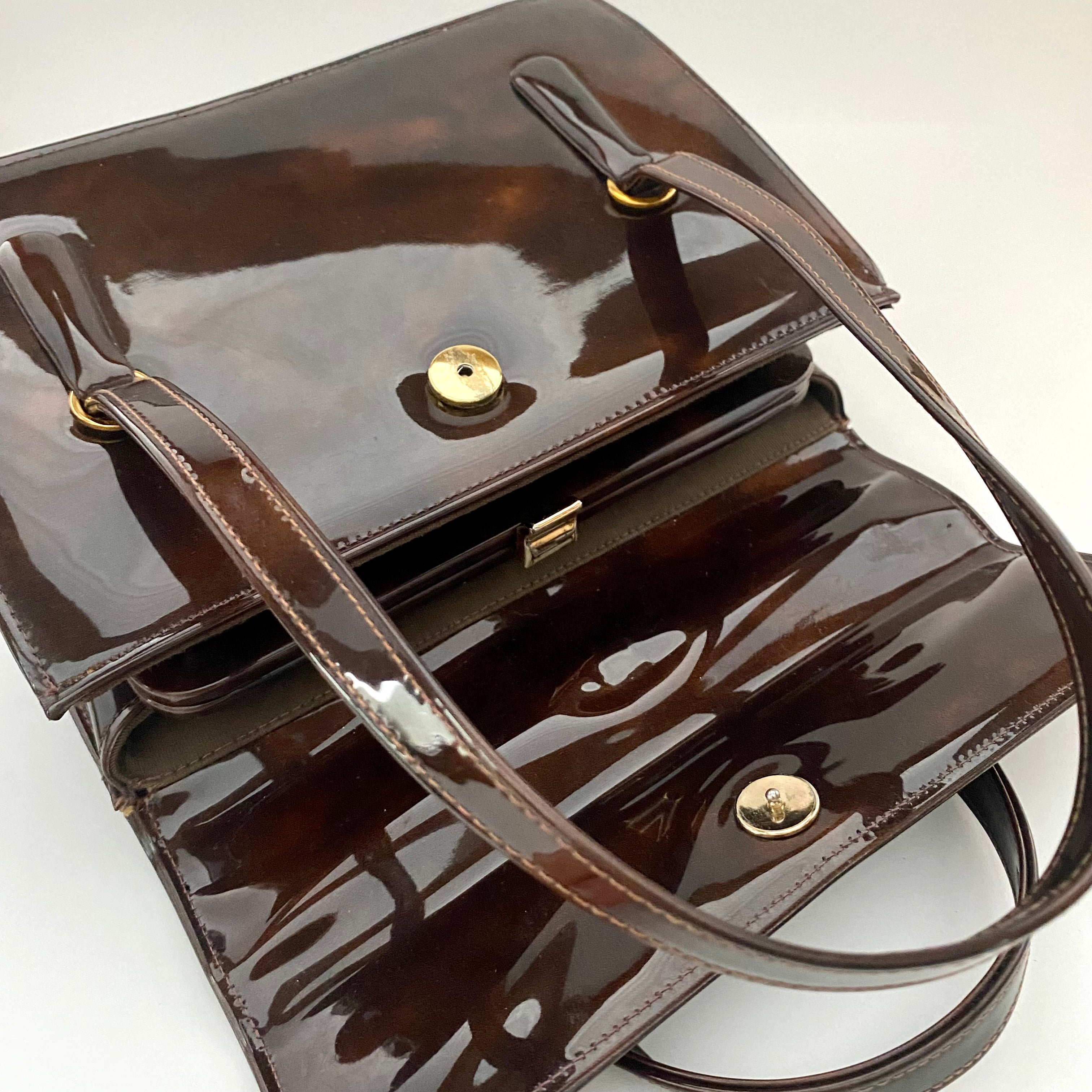 Vintage patent leather handbags sale