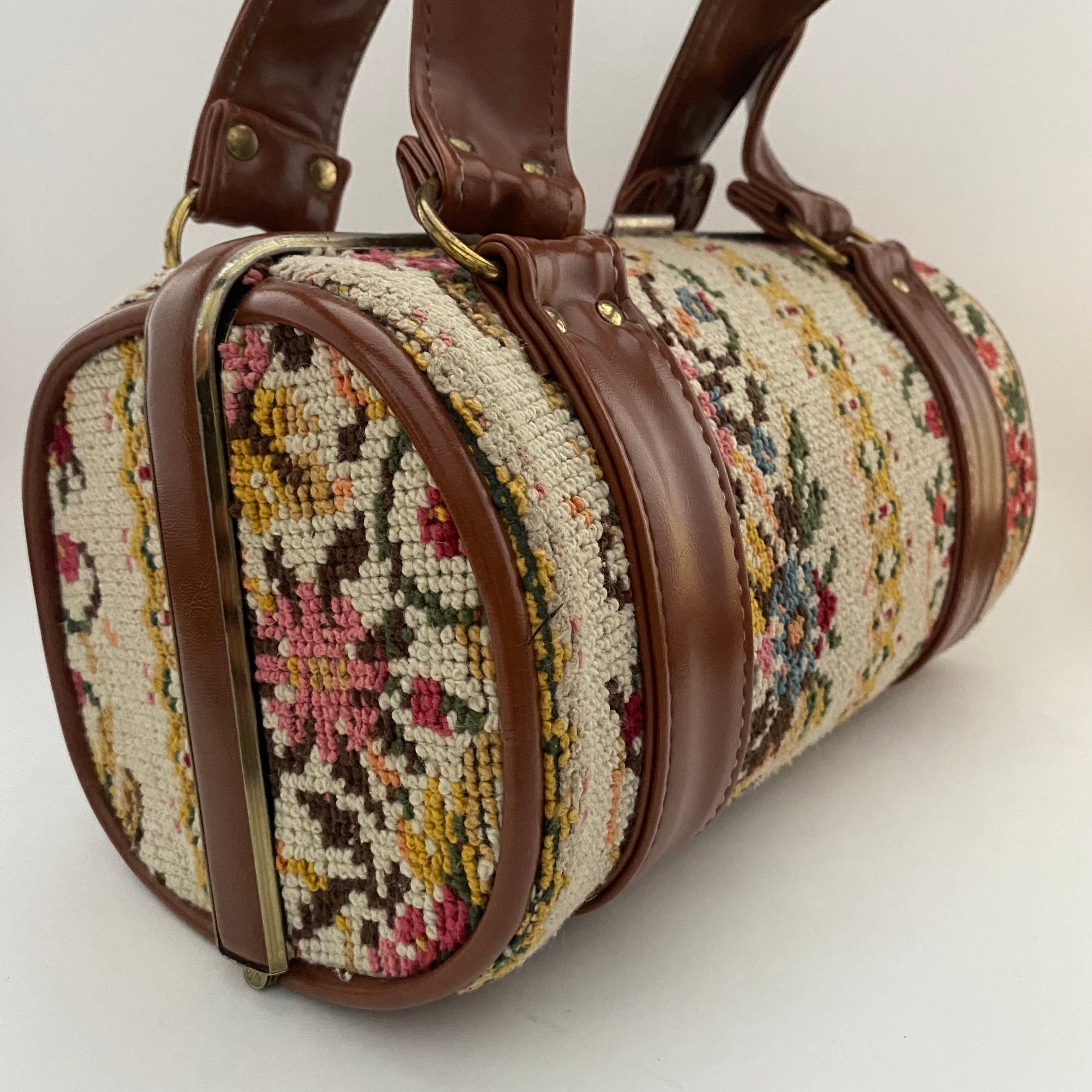 70s best sale needlepoint bag