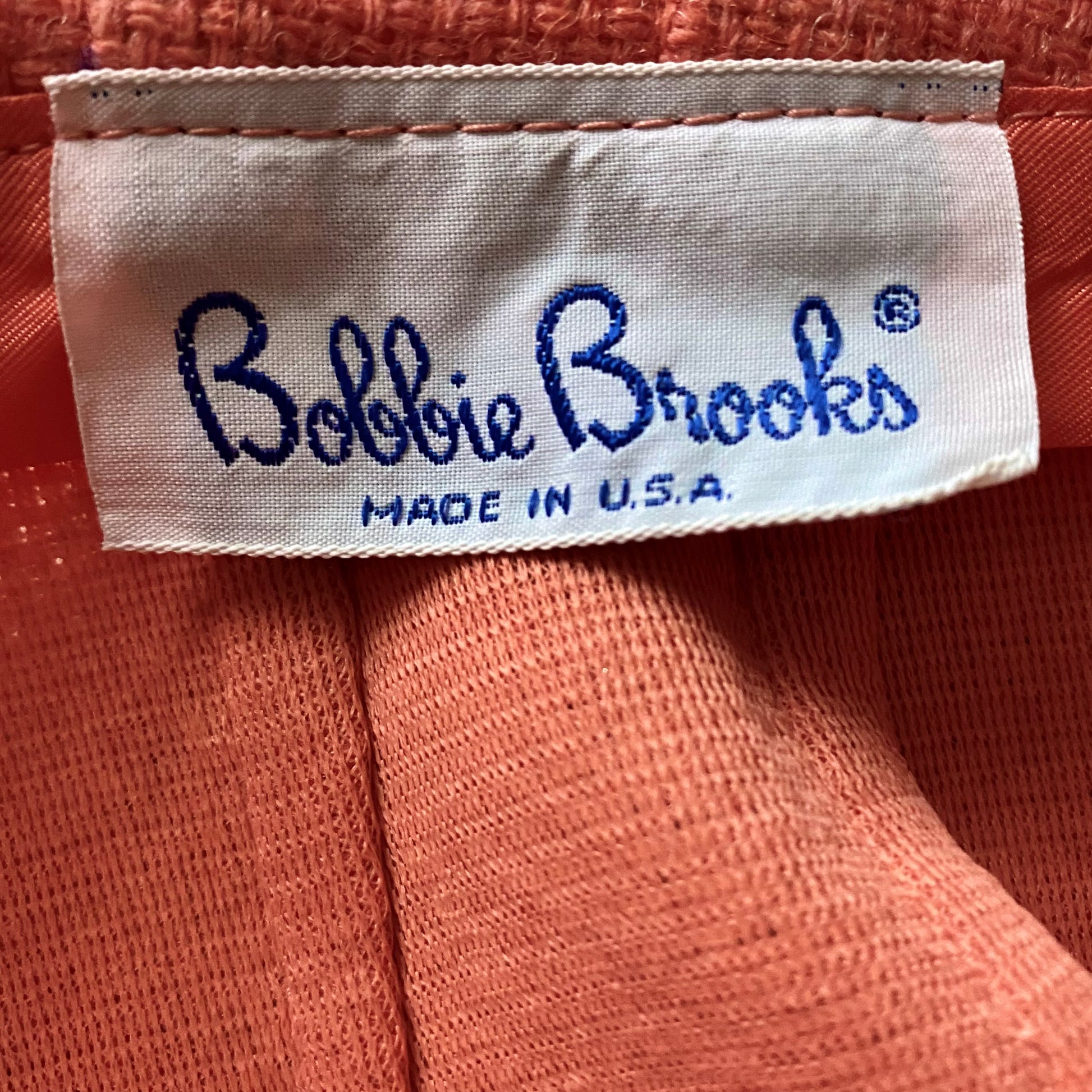 SALE 1960 Era Bobbie Brooks Two Piece Suit Set in Raspberry Plaid