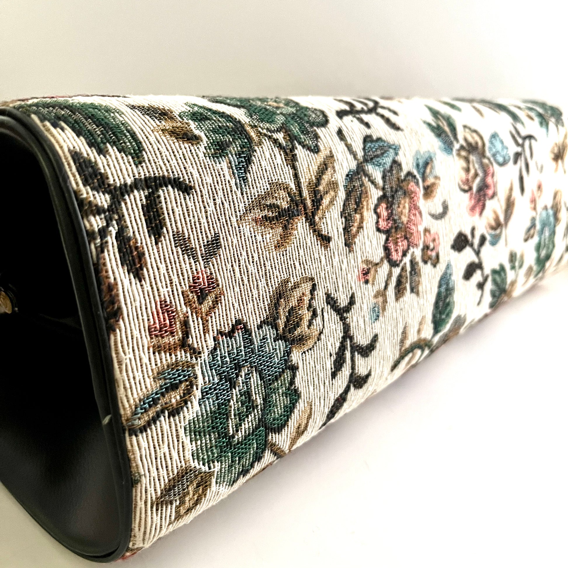 1960s Elongated Tapestry Handbag