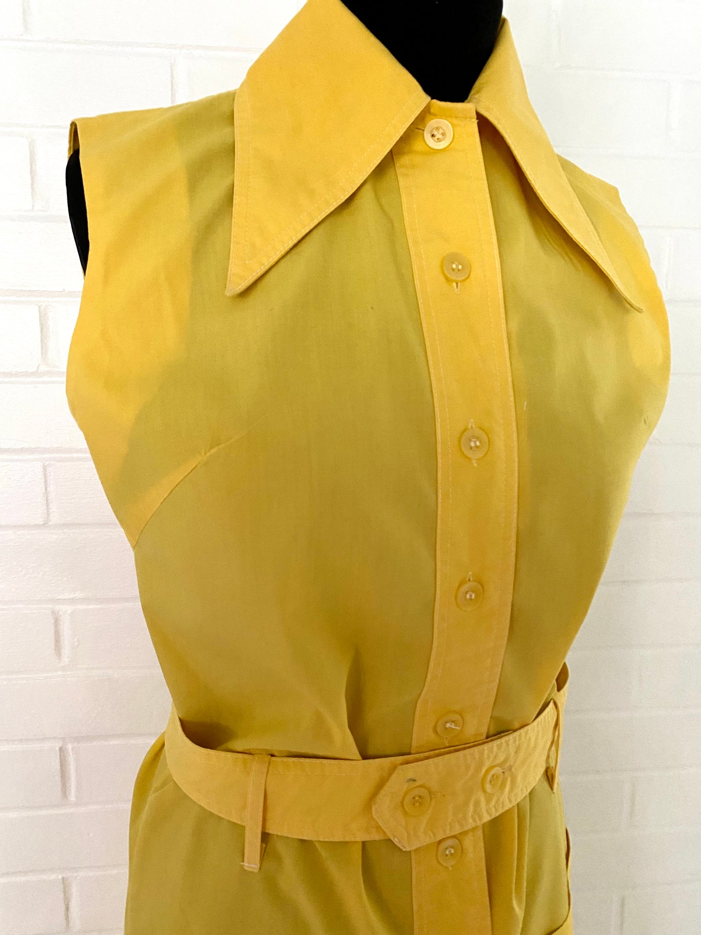 1970s Dawnelle Belted Shirt Dress