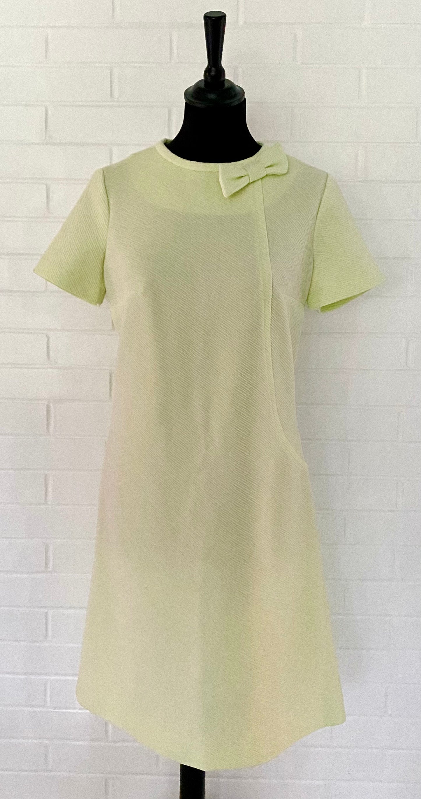 1960s Created by Westover New York Light Mint Green Dress